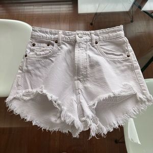 Zara denim shorts.